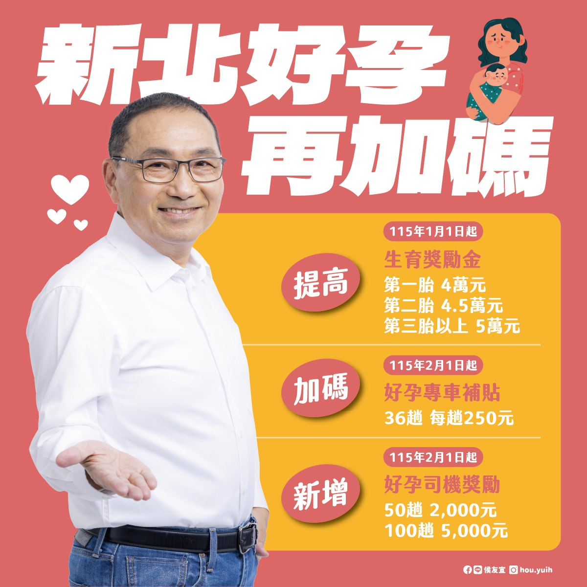 新北市好孕再加碼