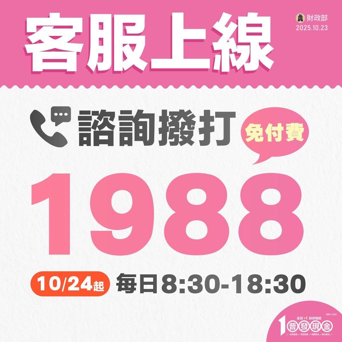 普發現金懶人包-客服上線